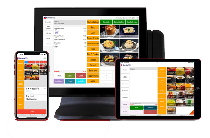 Restaurant counter using SambaPOS billing software